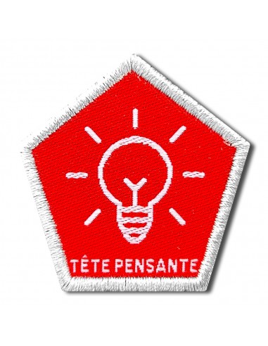 Ecusson Mowhas - Tête pensante...