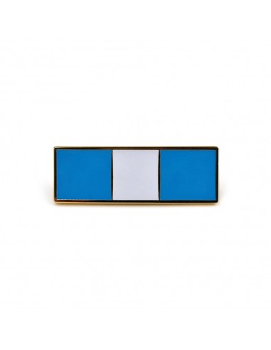Barrette bleu ciel et blanc (Nuton)