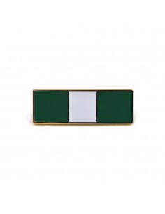 Barrette verte et blanc...