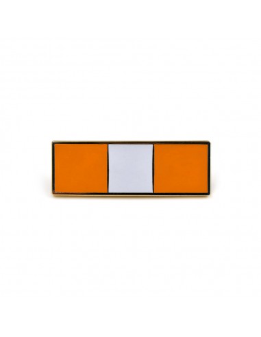 Barrette orange et blanc (Route)