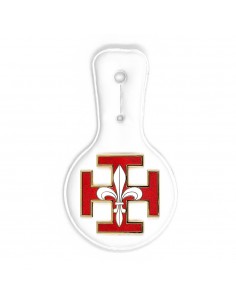 Sucette blanche + croix